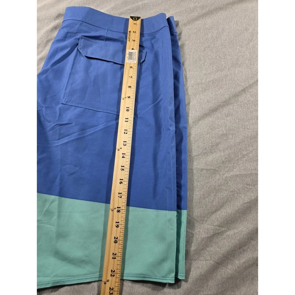 NWOT *READ* Patagonia Hydropeak Boardshorts‎ Bayou Blue Mens size 44